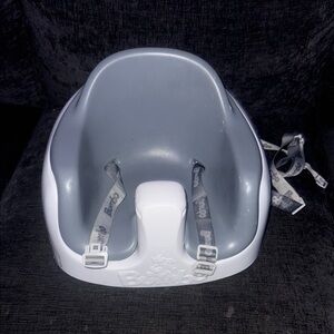 Gray and White Baby Seat